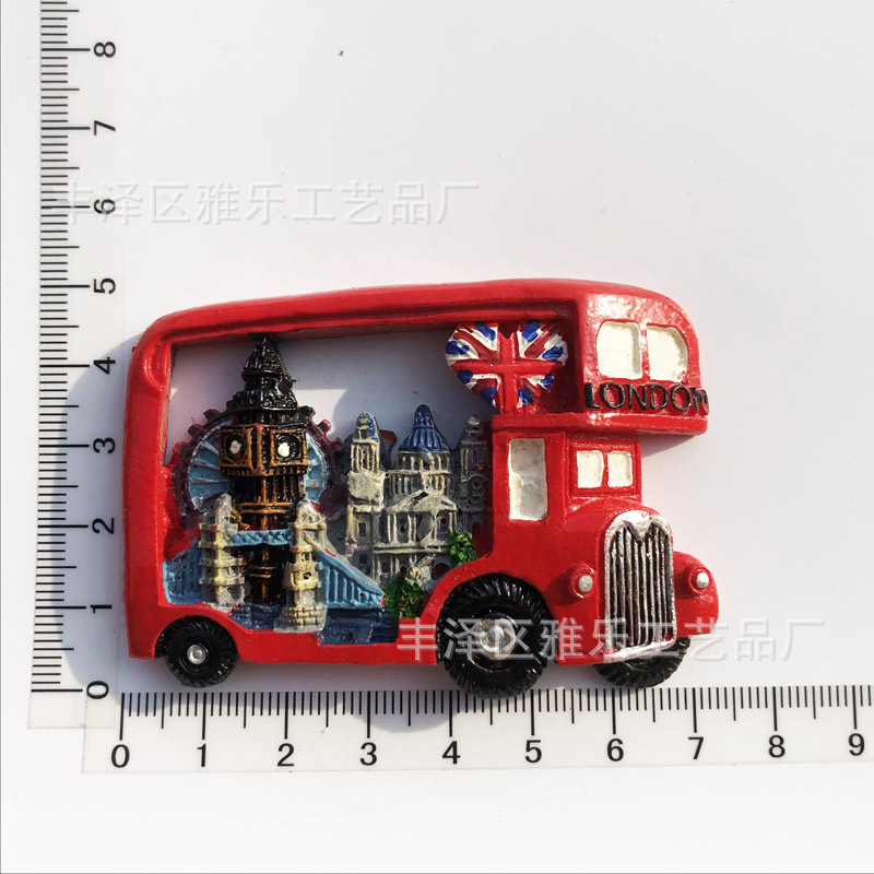 Resin Art Uk - Lembranças turísticas de diferentes partes do