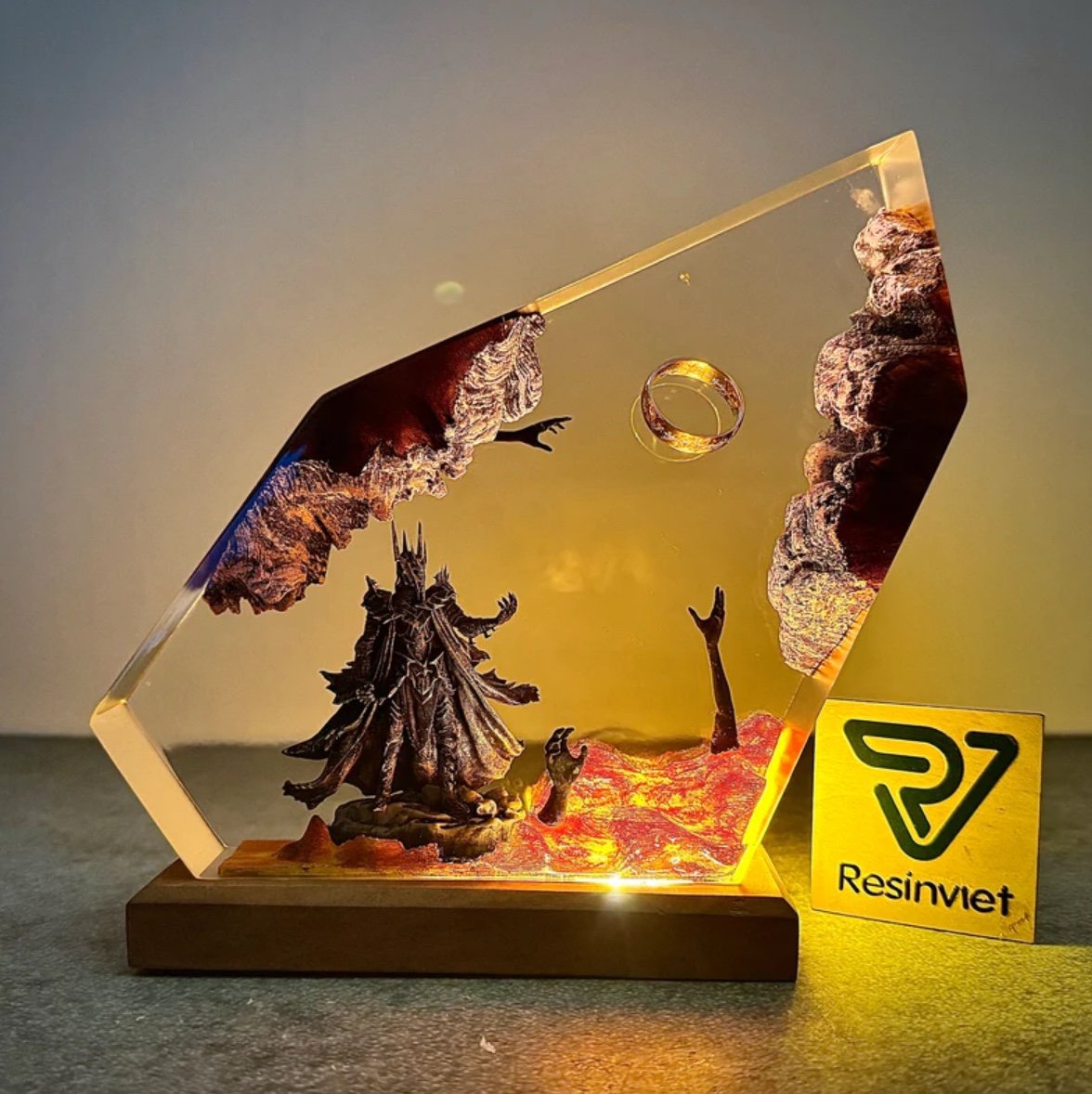 Resin Art Decoration Items - 2026 Nova Luminária de Mesa de