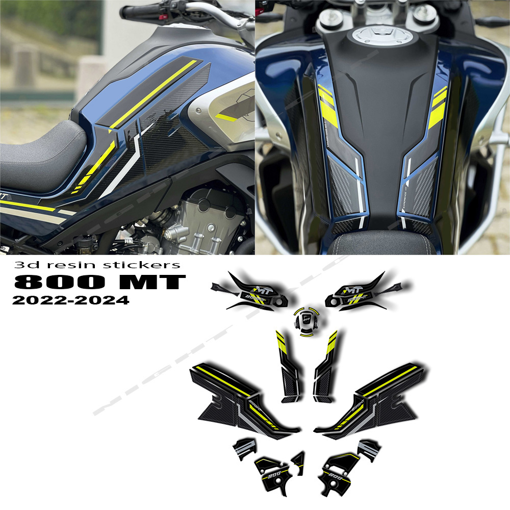 Resin Art Sticker - 3D Gel Epoxy Motocicleta Tanque Pad