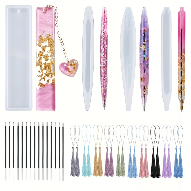 Resin Art Mould - Molde de silicone para caneta e