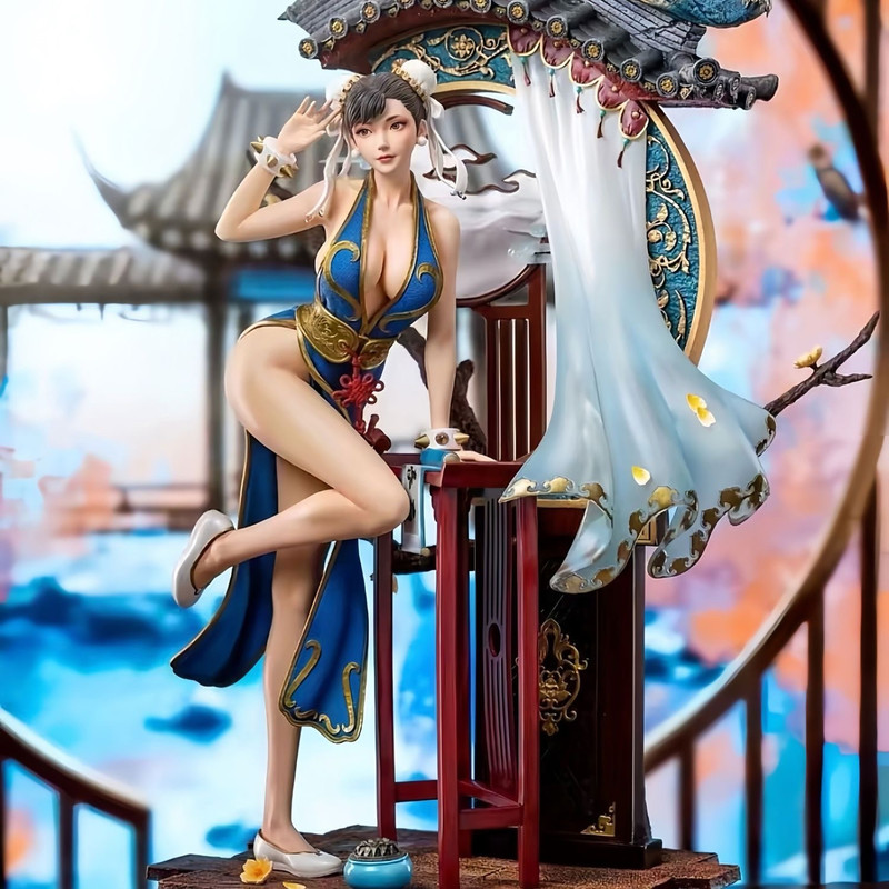 Resin Art Decoration Items - Figura de Chun Li de Street
