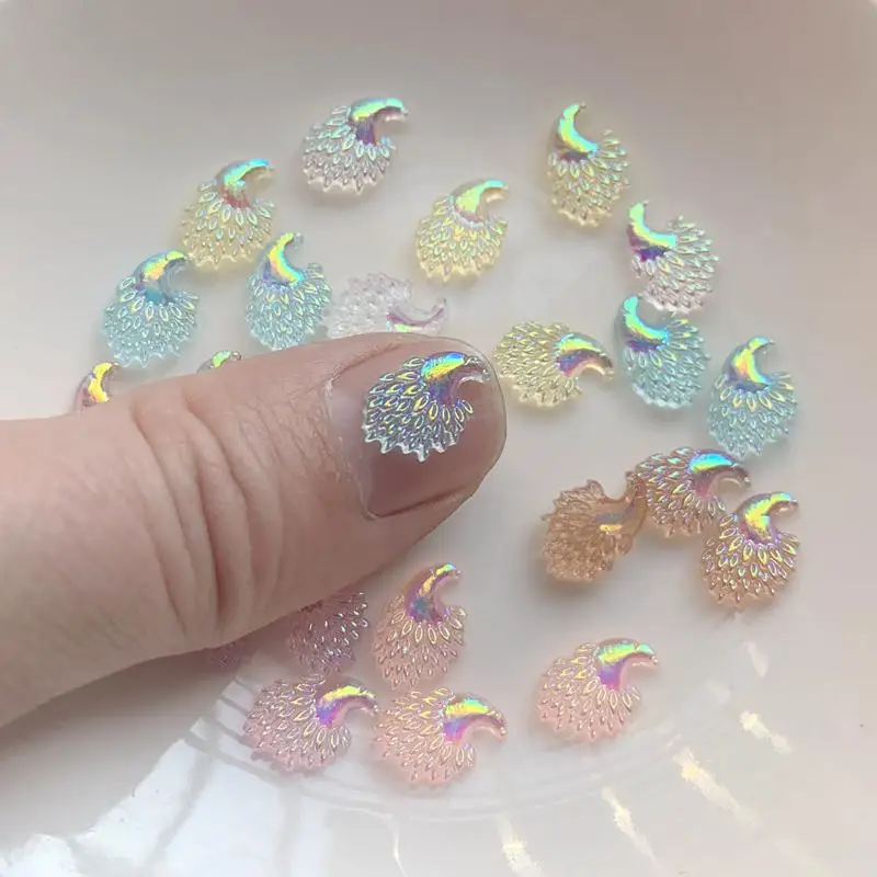 Resin Art Earrings Design - 50 pçs/lote 8*12mm acessórios de jóias