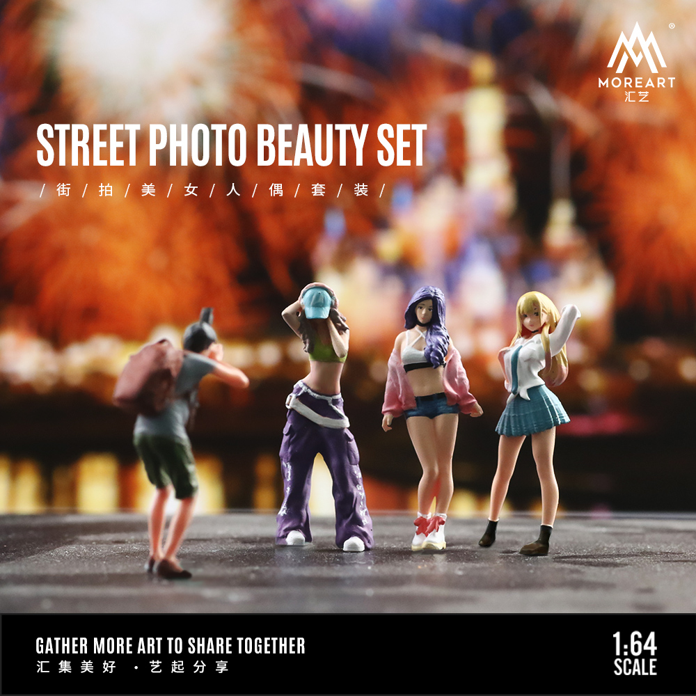 Resin Art And Decor - Mais arte 1:64 conjunto de bonecos