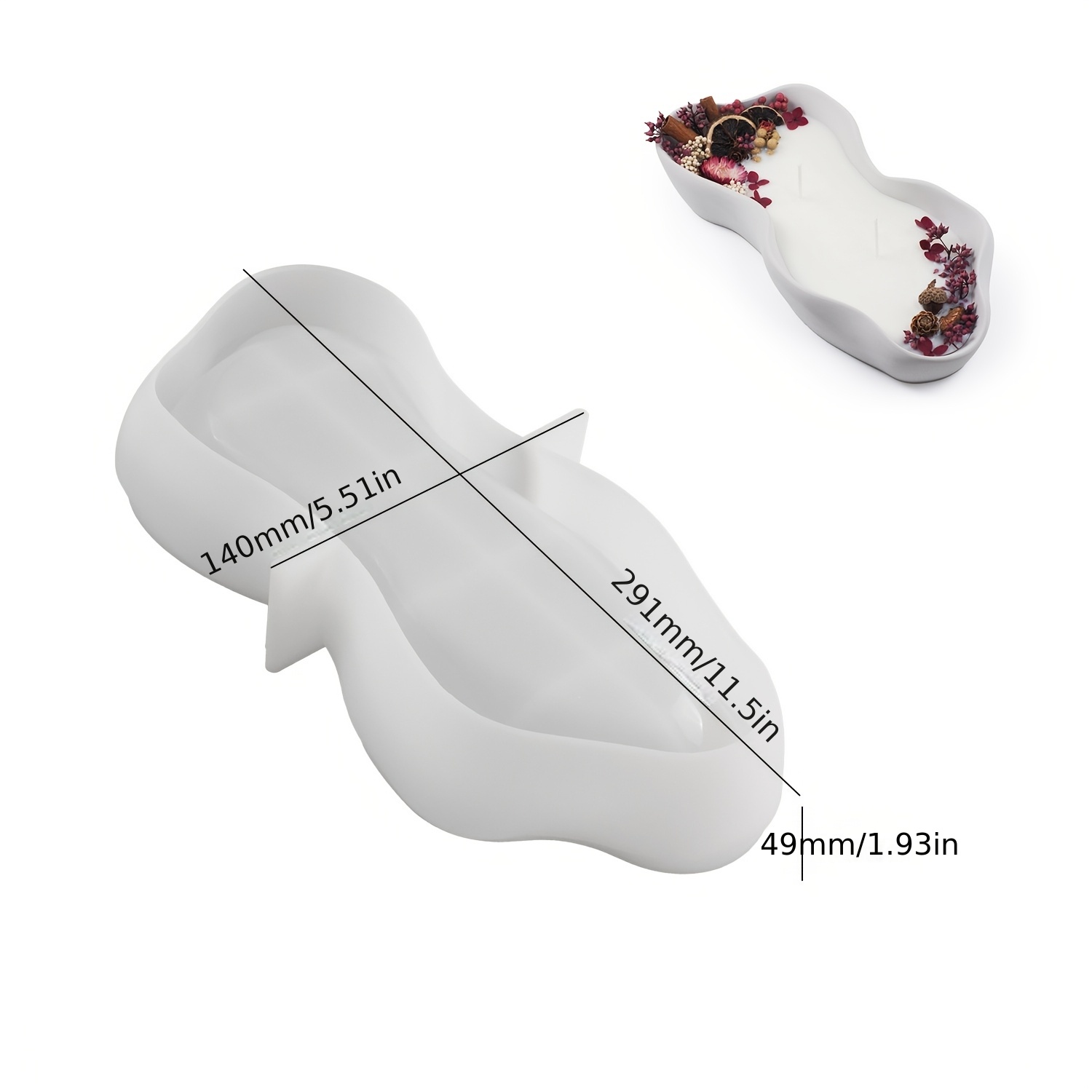 1 grande molde de silicone ova - Resin Art Alphabet avaliação e preço