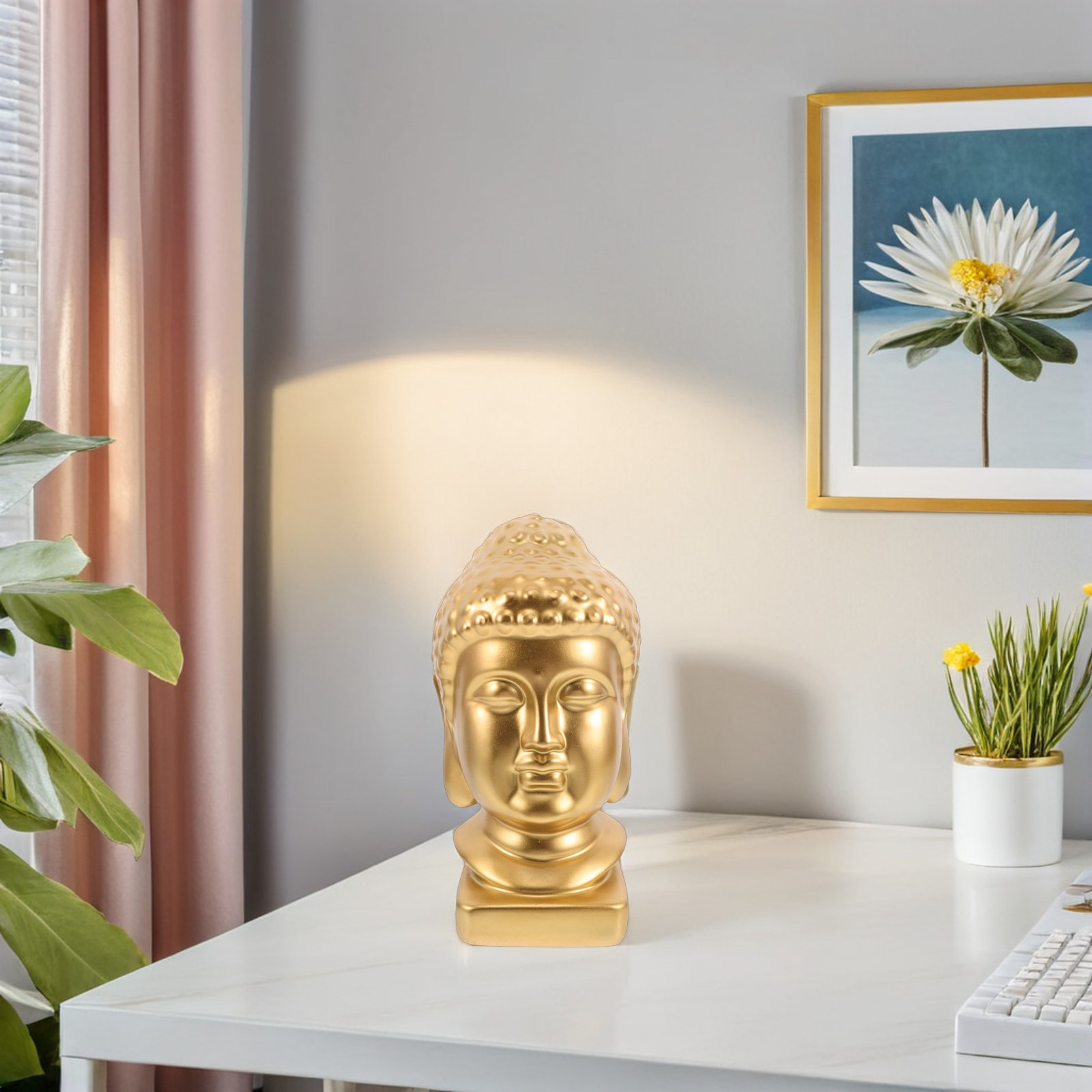 Estátua de Arte em Resina Cabe - Resin Art And Decor avaliação e preço