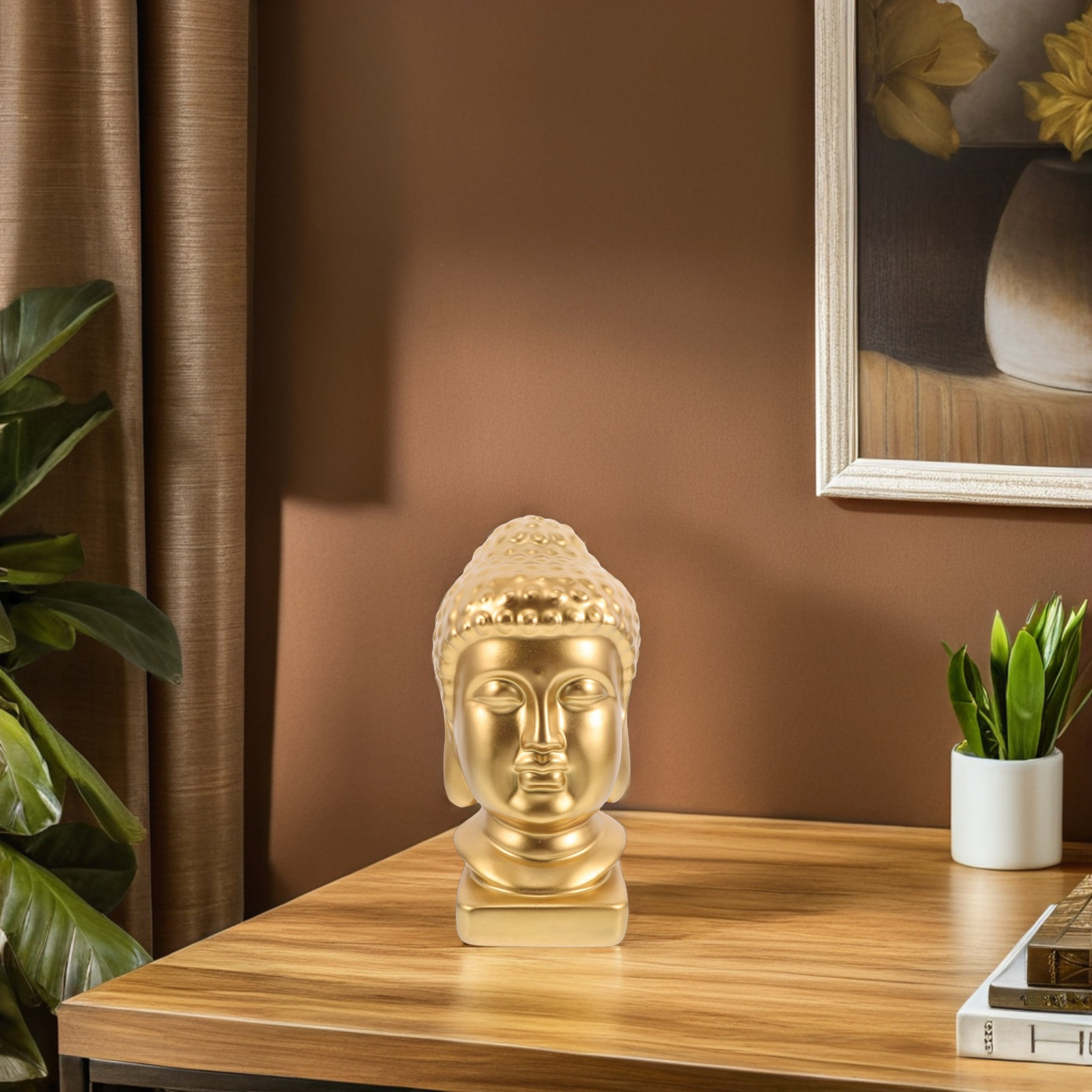 Estátua de Arte em Resina Cabe - Resin Art And Decor avaliação e preço