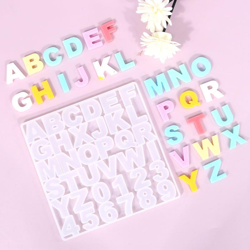 Alfabeto resina epóxi molde de - Resin Art Alphabet avaliação e preço