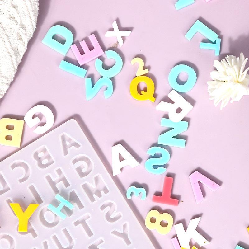 Alfabeto resina epóxi molde de - Resin Art Alphabet avaliação e preço