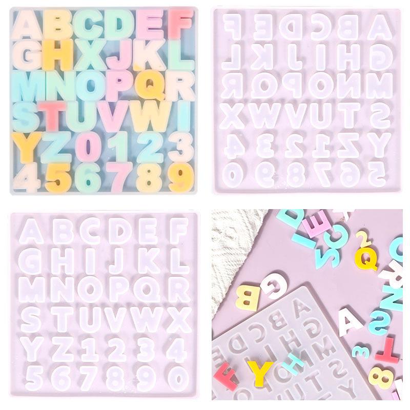 Alfabeto resina epóxi molde de - Resin Art Alphabet avaliação e preço