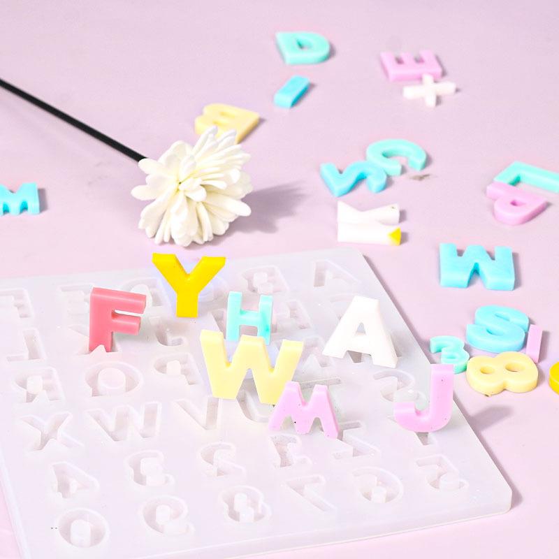 Alfabeto resina epóxi molde de - Resin Art Alphabet avaliação e preço