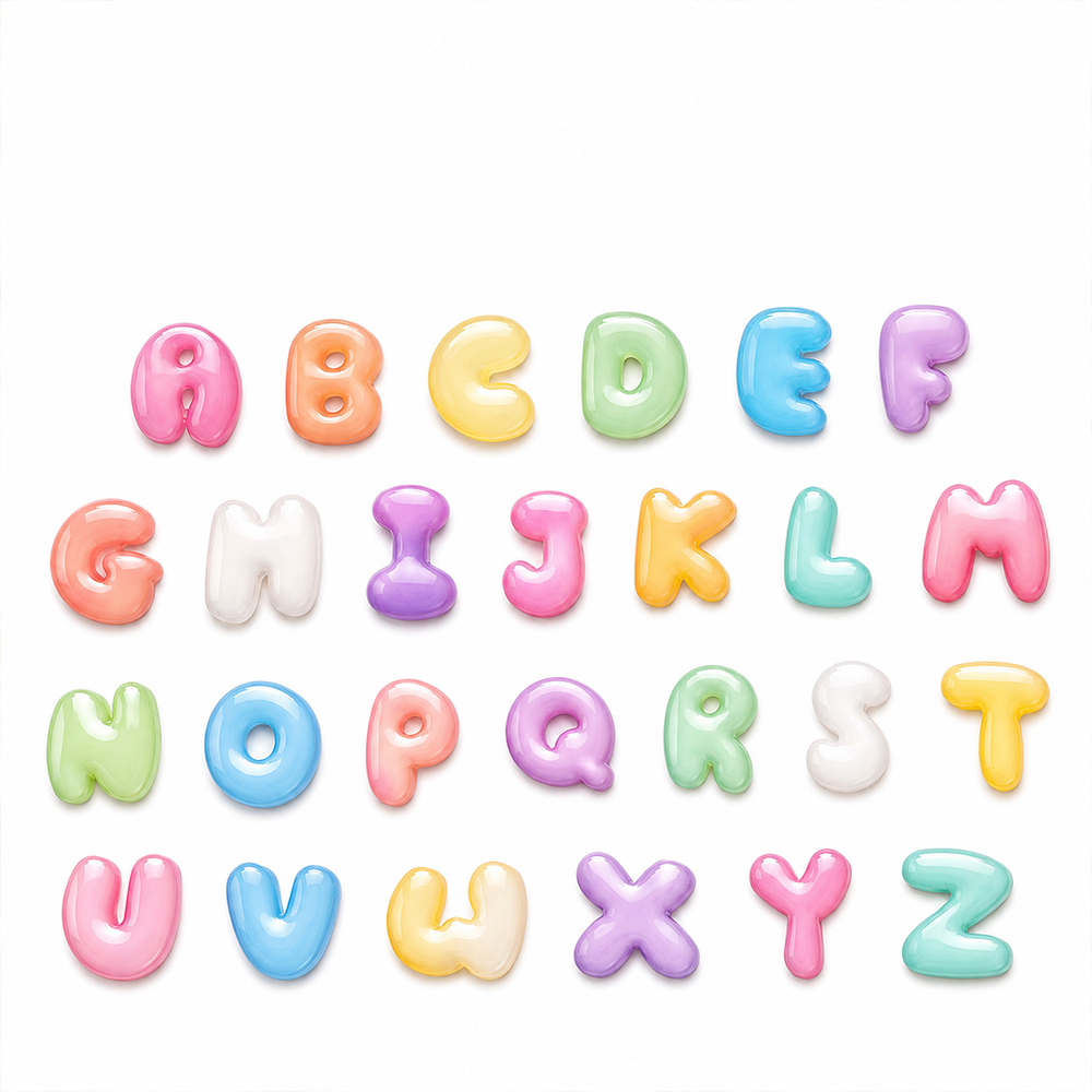 Molde de Silicone Mini S0321 p - Resin Art Alphabet avaliação e preço