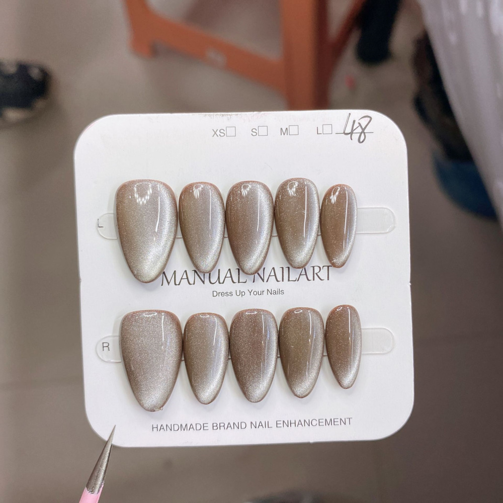 10 peças de unhas postiças fra - Resin Art Sticker avaliação e preço