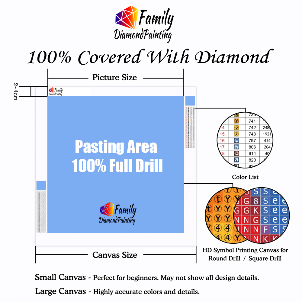 Pintura Diamante Família: Novo - Resin Art Painting avaliação e preço