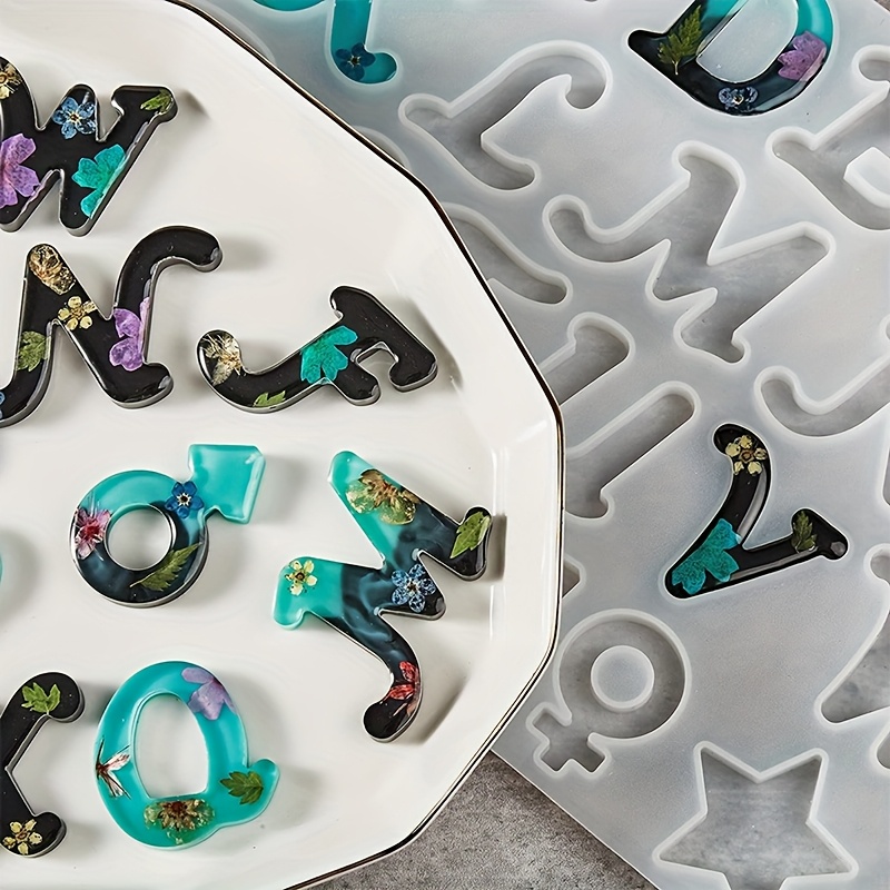 Molde de resina para fundição, - Resin Art Alphabet avaliação e preço