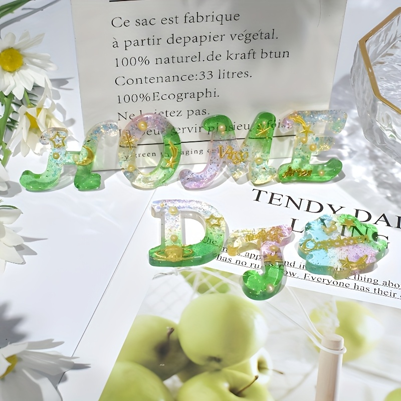 Molde de resina para fundição, - Resin Art Alphabet avaliação e preço