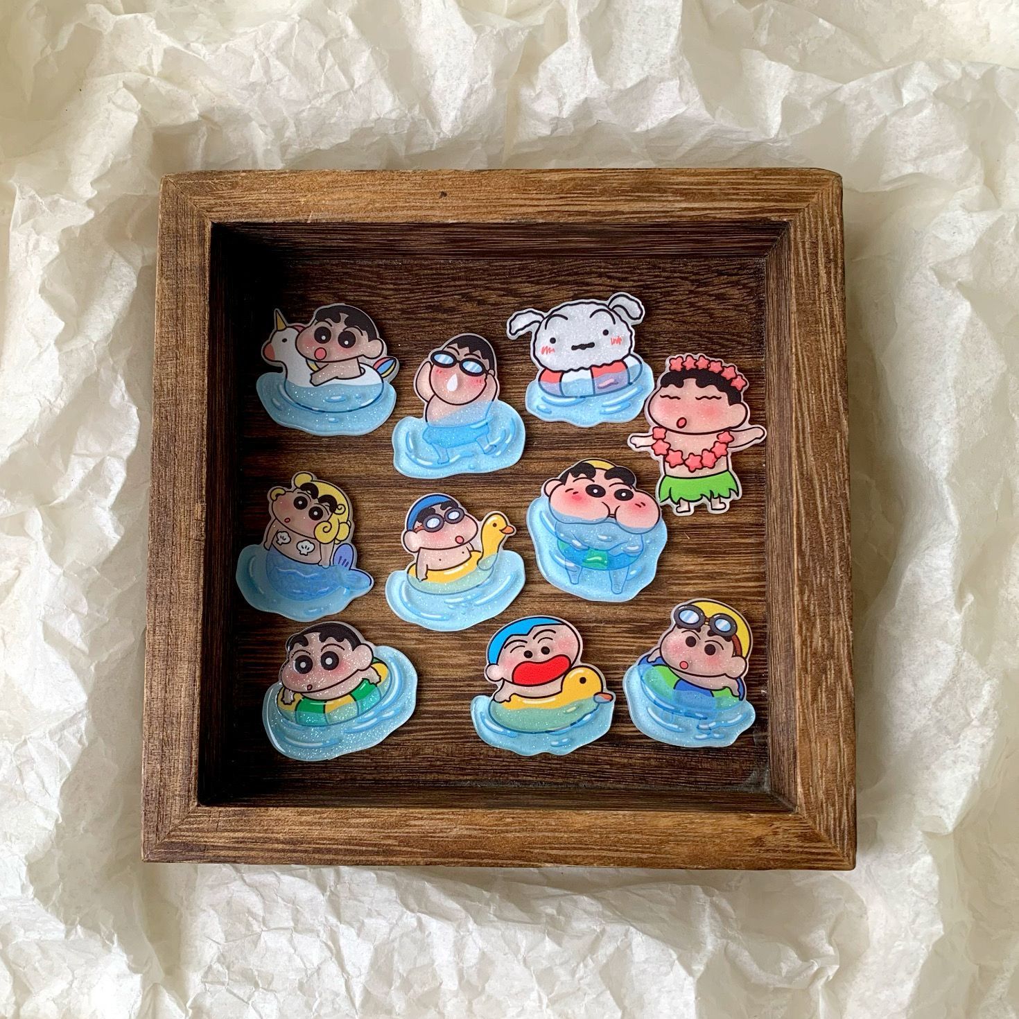Adesivos decorativos 3D DIY de - Resin Art Sticker avaliação e preço