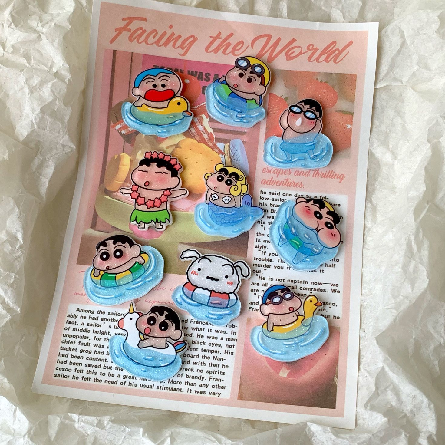 Adesivos decorativos 3D DIY de - Resin Art Sticker avaliação e preço