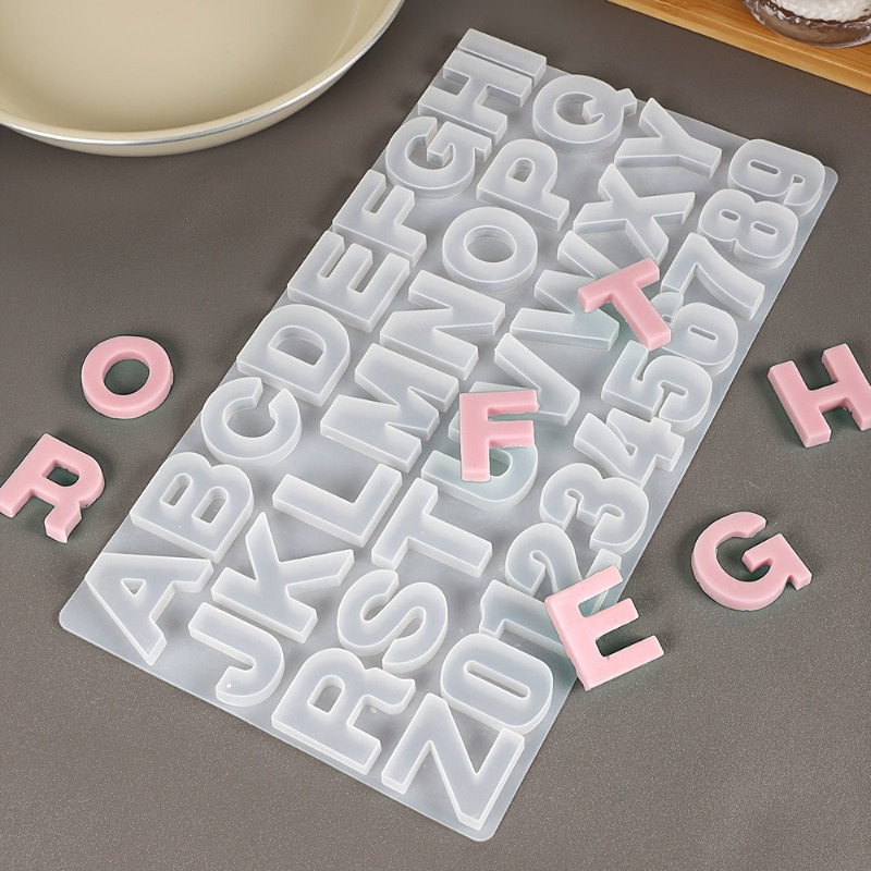 Molde de silicone para pingent - Resin Art Alphabet avaliação e preço