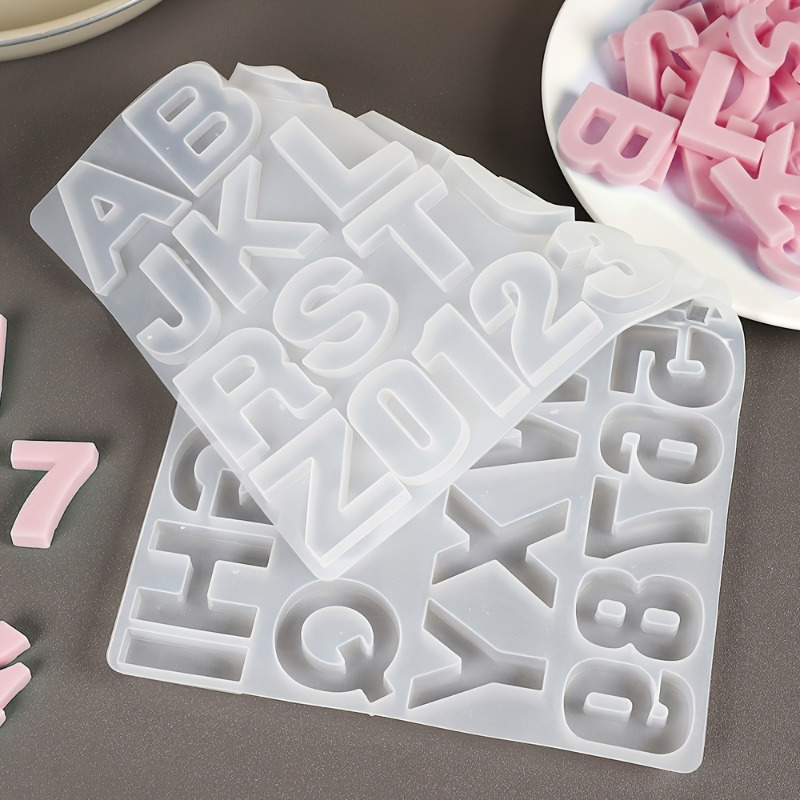 Molde de silicone para pingent - Resin Art Alphabet avaliação e preço