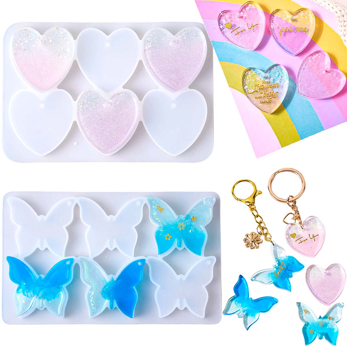 Molde de Silicone para Brincos - Resin Art Mould avaliação e preço