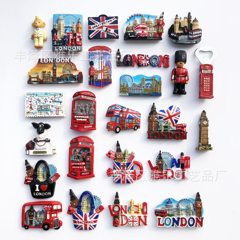 Lembranças turísticas de difer - Resin Art Uk avaliação e preço
