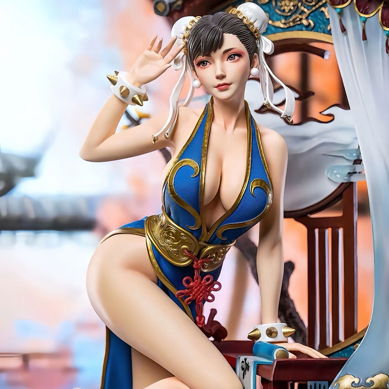 Figura de Chun Li de Street Fi - Resin Art Decoration Items avaliação e preço