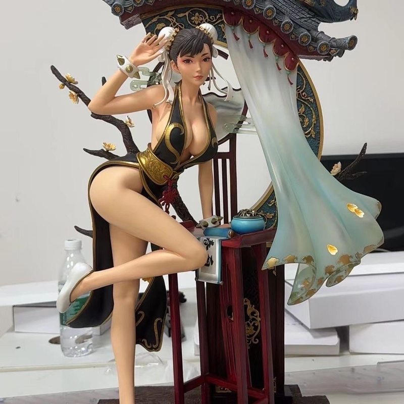 Figura de Chun Li de Street Fi - Resin Art Decoration Items avaliação e preço