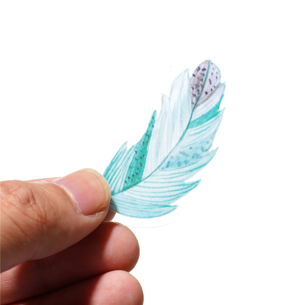 40 pçs/pacote Pena Adesivos De - Resin Art Sticker avaliação e preço