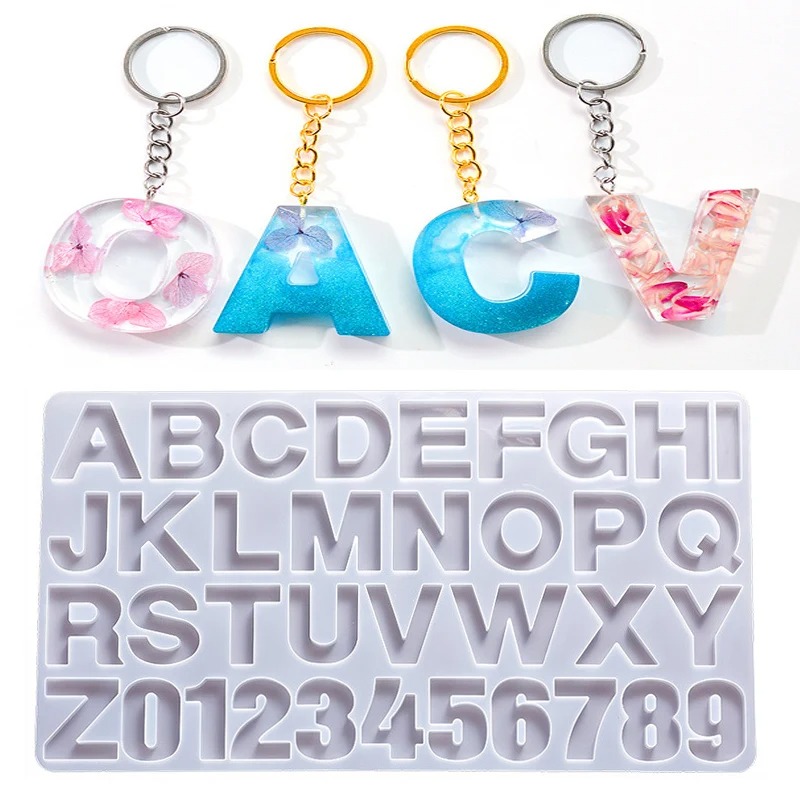 Alfabeto resina epóxi molde de - Resin Art Alphabet avaliação e preço
