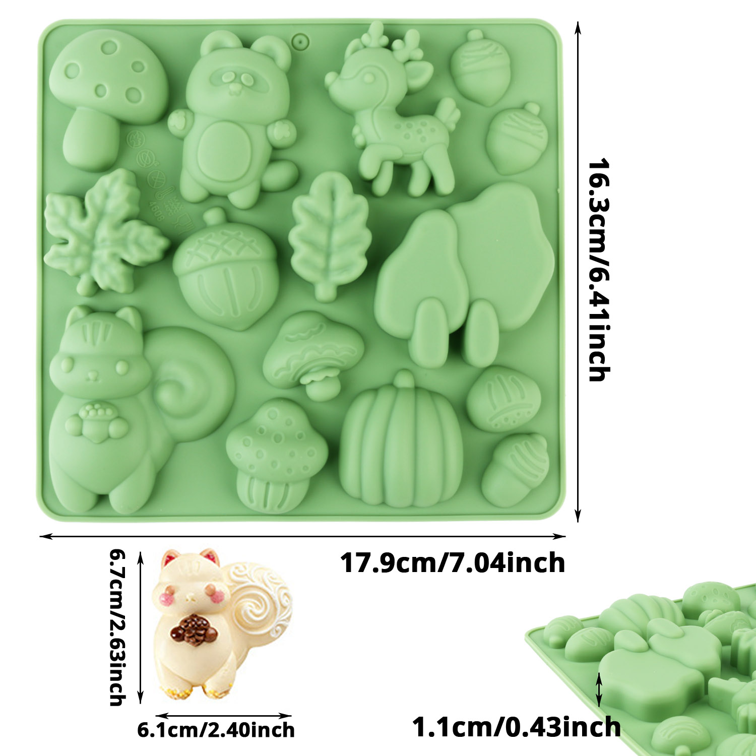 Forma de Silicone para Bolo em - Resin Art And Decor avaliação e preço