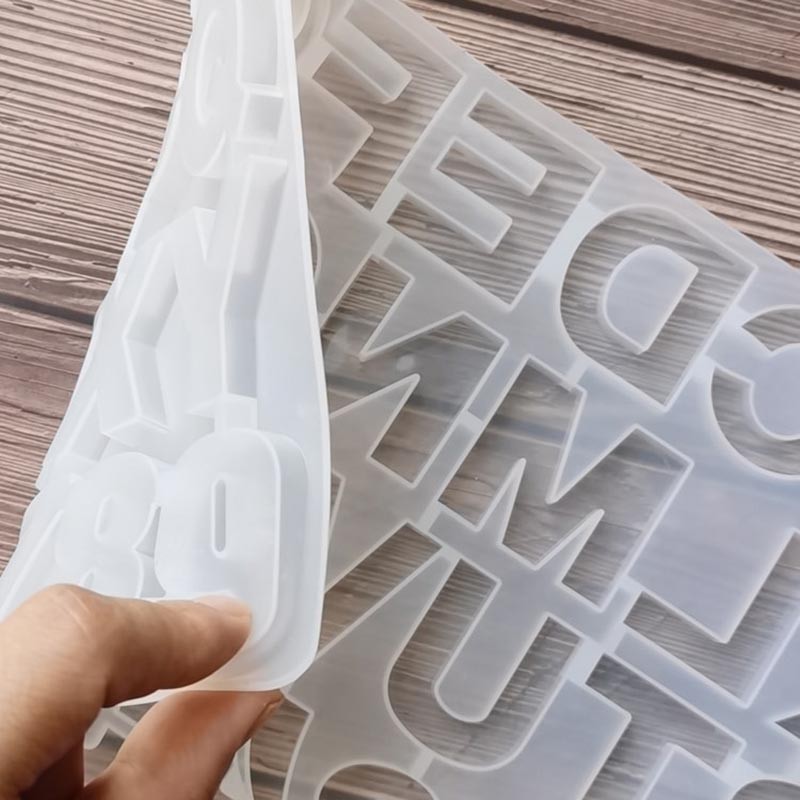 Casa diy decoração 1pc cristal - Resin Art Alphabet avaliação e preço