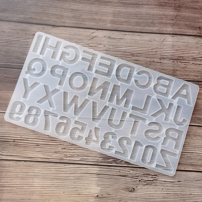 Casa diy decoração 1pc cristal - Resin Art Alphabet avaliação e preço