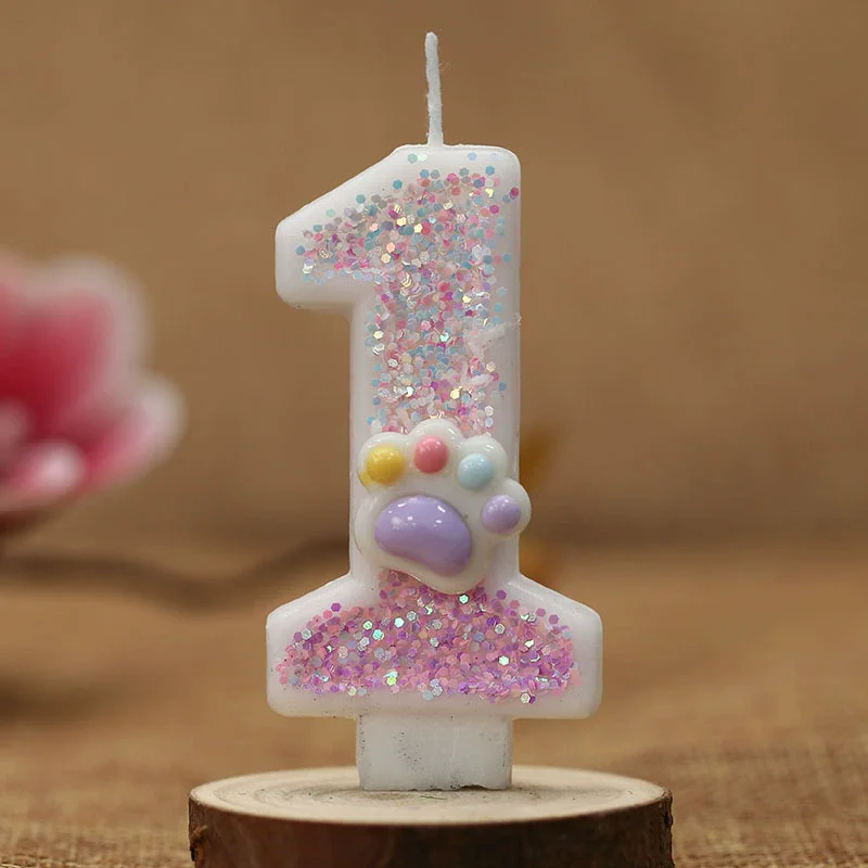 Criativo bonito gato pata bolo - Resin Art Alphabet avaliação e preço