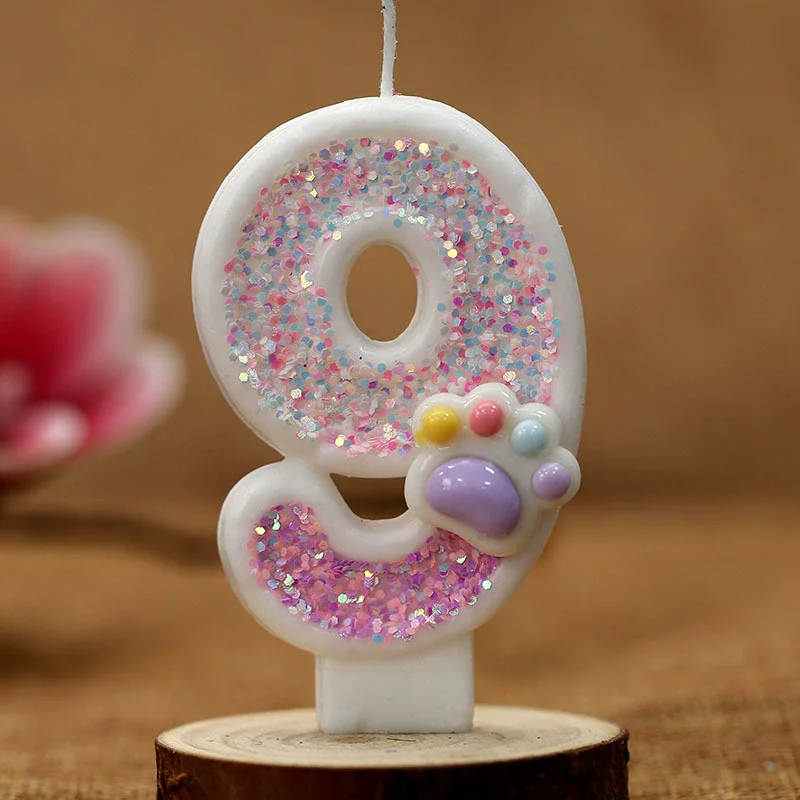 Criativo bonito gato pata bolo - Resin Art Alphabet avaliação e preço