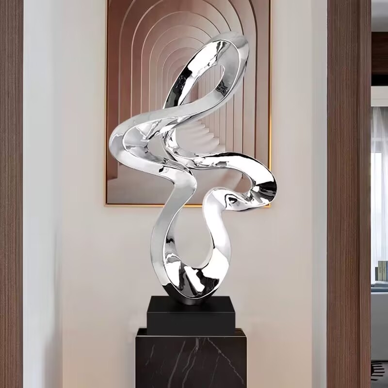 Grande escultura abstrata deco - Resin Art Decoration Items avaliação e preço