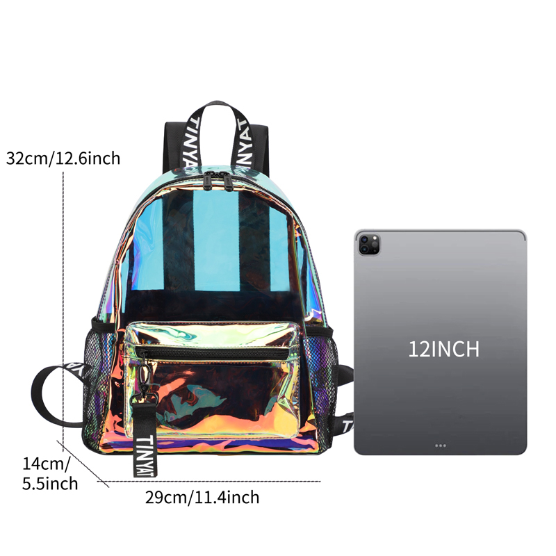 TINYAT Mochilas transparentes  - Resin Art Alphabet avaliação e preço