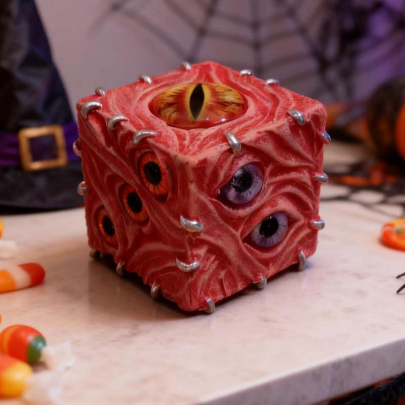 Olhos abstratos diabo dados pê - Resin Art Decoration Items avaliação e preço