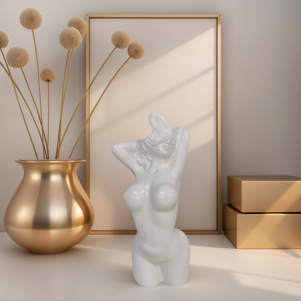 1 Peça de Vaso Decorativo Artí - Resin Art Decoration Items avaliação e preço